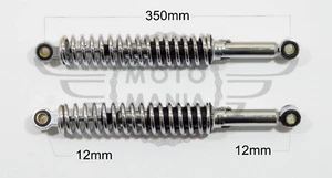 Universal Rear Shock Absorbers Adjustable Honda Suzuki Yamaha KTM 350mm 13.8 - Picture 1 of 3