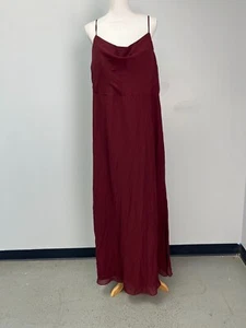 JJ's House Cabernet Cowl Neck A-Line Sleeveless Bridesmaid Dress Sz 18W 90197 - Picture 1 of 7