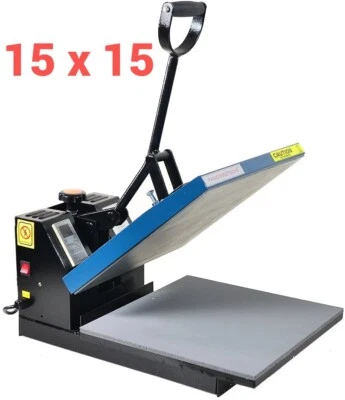 REFURBISHED Digital Heat Press machine 15 x 15 T-Shirt Sublimation Heat Press - Image 1 of 4