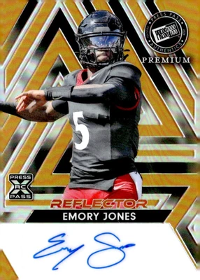 EMORY JONES 2024 PASE DE PRENSA PREMIUM **REFLECTOR** RC AUTOMÁTICO/5!! SP🔥🔥FLORIDA Foto 1 de 2