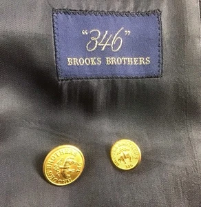 Lot Of 11 Brooks Brothers 346 Vtg Gold Tone Blazer 15mm/20mm Replacement Buttons - Picture 1 of 10