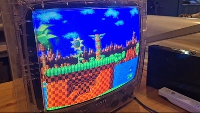 KTV 13CLR-V Clear 13" CRT Jail TV, Tested & In Excellent Working Condition  - Image 1 of 4