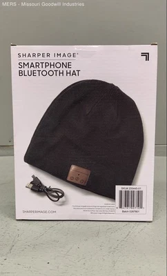 Sharper Image Negro Smartphone Bluetooth Sombrero Hombres Talla Única Foto 1 de 4