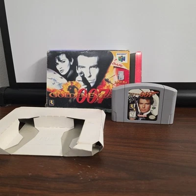 GoldenEye 007 (Nintendo 64, 1997) N64 in box No Manuals - Image 1 of 4