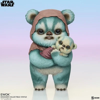 SIDESHOW COLLECTIBLES STAR WARS EWOK DESIGNER STATUE MAB GRAVES BRAND NEW *US* - Image 1 of 4