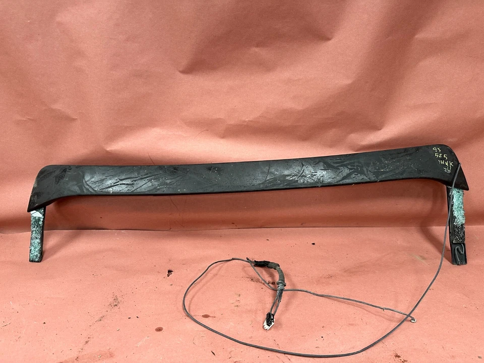 BMW E34 525I 530I Rear Trunk Wing Spoiler W Stop Brake Light OEM 144K Miles - Image 1 of 4