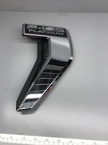 OEM 2021 2022 2023 F-150 Platinum Fender Emblem RH Right Chrome OEM - Picture 1 of 6