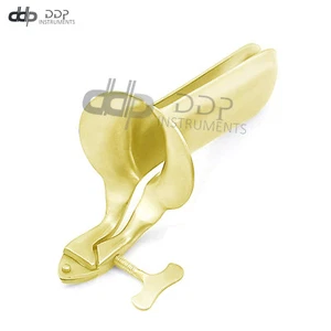 Collin Vaginal Speculum Large Full Gold Gynecology Surgical Instruments - Picture 1 of 3