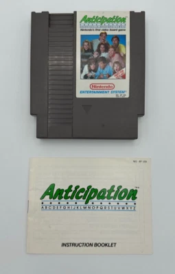 Juego Anticipación Vintage, Manual, Sistema de Entretenimiento Nintendo, 1988 NES Foto 1 de 4