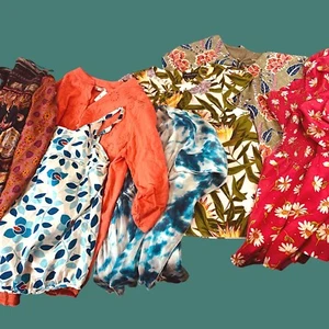 Wiederverkäufer Vintage Sommer Damen gemustert Bekleidungspaket gemischte Größen 12 Teile - Bild 1 von 24