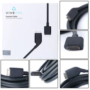 For HTC VIVE PRO 16.4ft headset cable connect link box to VR headset Pro eye - Afbeelding 1 van 10