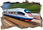 High Speed Train Railway Station Europe 3D Decal Wall Sticker Poster Vinyl S90