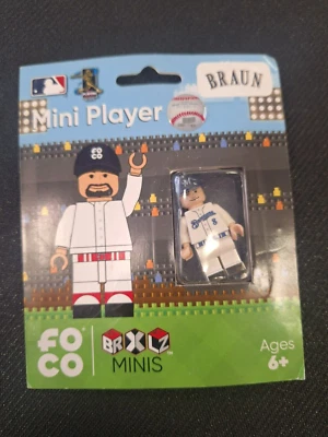 RYAN BRAUN Foco Mini Jugador BRXLZ Minis Jugadores de Béisbol MLB Sellado Foto 1 de 4