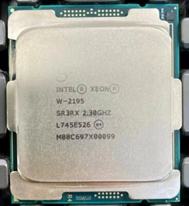 Intel Xeon W-2195 CPU 18-C 36-T SR3RX 2.3GHz 24.75MB LGA-2066 Server Processor - Afbeelding 1 van 1