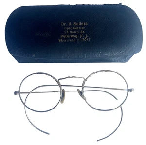GAFAS BIFOCALES LLANTAS DE ALAMBRE RELLENAS ORO 10K AO CORTLAND AÑOS 20 DE COLECCIÓN - Imagen 1 de 9