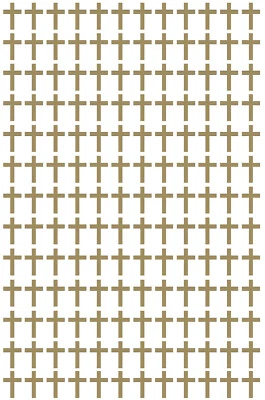 FABULOUS WALL ART STICKERS Pegatinas de pared de vinilo en forma de crucifijo pequeñas, calcomanías, fabricación artesanal de tarjetas