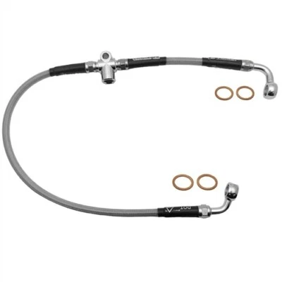 Mangueira de freio dianteira trançada S/S ABS BMW K1200LT; 34 32 7 686 698 / Venhill - Imagem 1 de 4