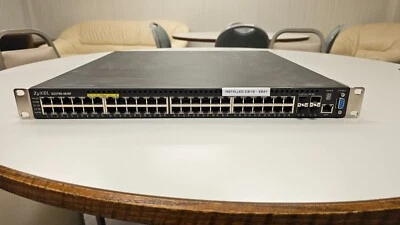 ZyXEL GS3700-48HP Enterprise 48 Port POE Switch 1000W POE Budget Working SFP - Image 1 of 4