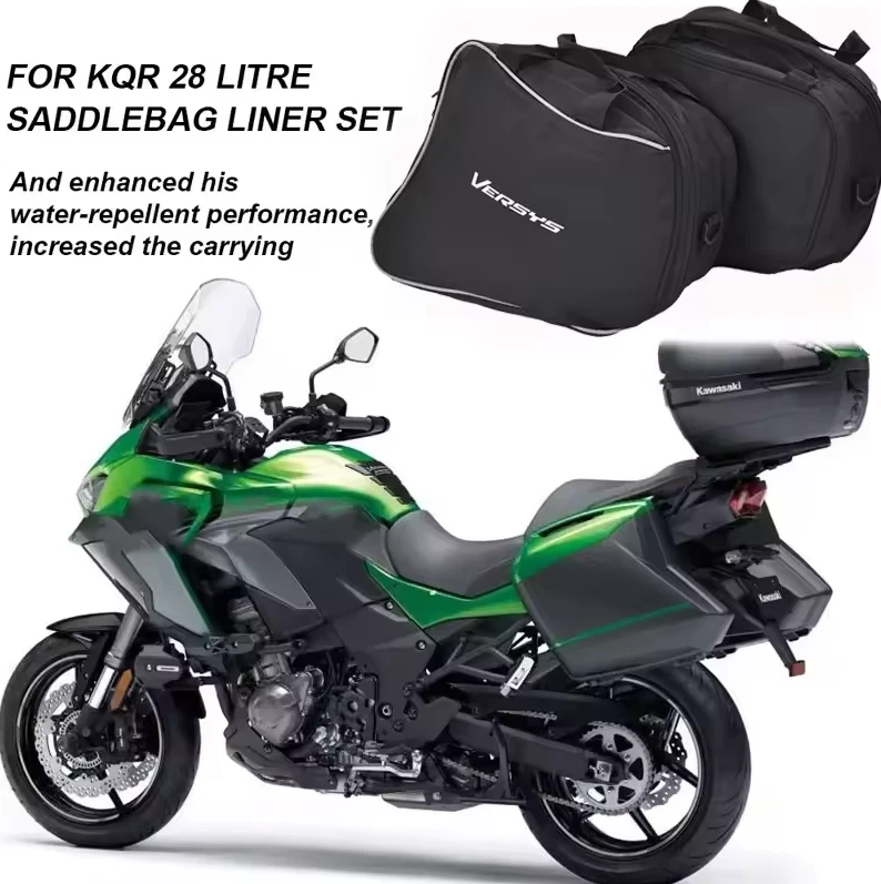 Bolsas de sillín Bolsa de viaje Bolsa de equipaje para Kawasaki Versys 1000 650 2015-2021 Foto 1 de 4