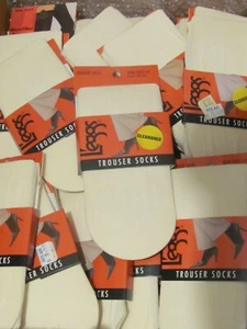Wholesale Lot of 49 packs L'eggs  Trouser Socks Ivory size 5-9 - Picture 1 of 3
