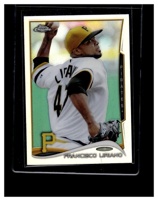 2014 Topps Chrome #115 Francisco Liriano Refractors - Image 1 of 2