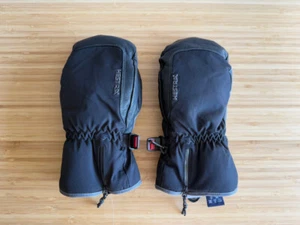 SOLD OUT Hestra All Mountain CZone Black Goat Leather Mittens Size 10 - Picture 1 of 12