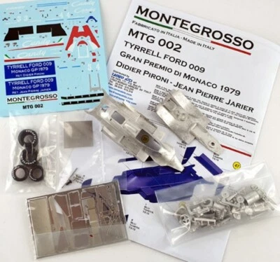 kit TYRRELL FORD 009 GP MONACO 1979 PIRONI - JARIER Tameo MTG002 - Immagine 1 di 2