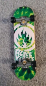 Tech Deck Fingerboard Black Label Green Flame 96mm Vintage 2002 SK8 Shop - Picture 1 of 4