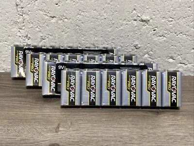 Paquete de 4 - 6 pilas Rayovac 9V, pilas alcalinas Ultra Pro de 9V (24 en total) Foto 1 de 3