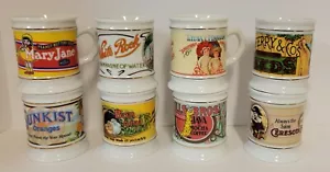 Vintage 1984 - 1985 Franklin Porzellan 3,75" Tassen Japan - 8 Stück - Bild 1 von 5