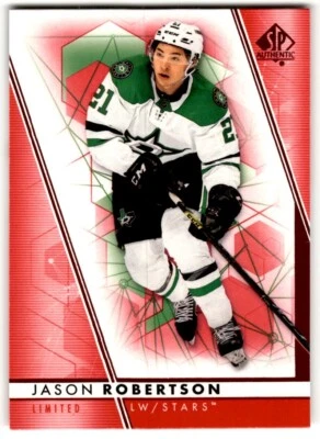 Jason Robertson 2022-23 SP Authentic Limited Red #21 Dallas Stars - Image 1 of 2