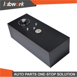Labwork 15 GALLON Polished Racing/drifting Fuel Cell Gas Tank w/ Level Sender - Picture 1 of 8