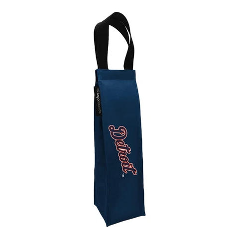 NEW Detroit Tigers Blue Wine Tote Cooler MLB Logobrands Cover