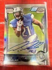 2015 Topps Chrome Ameer Abdullah (Refractor) Nebraska RC Auto #D 143/150