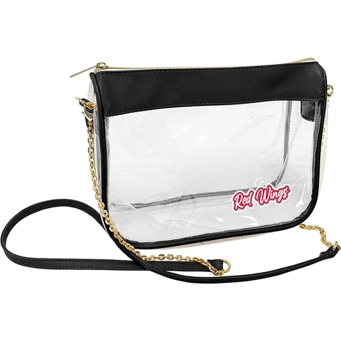Detroit Red Wings Hype Stadium Crossbody Clear Bag Cover