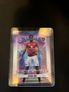 2024-25 Topps Chrome UEFA Club Competitions Wonderkids Chido Obi #WK-3 (RC) - Picture 1 of 2