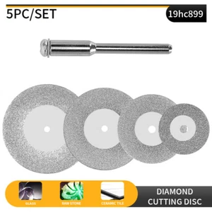 5PC Diamond Cutting Disc Cut Off Wheel For Dremel Rotary Tool Die Grinder Metal - Picture 1 of 9
