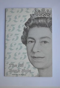 Royal Mint The £5 Bank Note Uncut Sheet Kentfield AB16999604-AB17-AB18 Mint - Picture 1 of 2