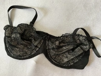 Sujetador balconette 40D Gilligan&O'malley para mujer de encaje sin forro con aros cierre trasero Foto 1 de 4