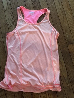 Layer 8 Performance Orange Racerback Tank Top Size Large - Image 1 of 4