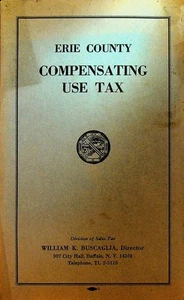 Erie County NY Compensating Use Tax Booklet 1940s - Picture 1 of 2