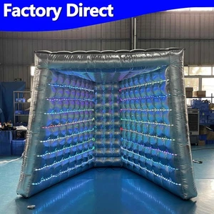 Inflatable Photo Booth Enclosure LED Photobooth Backdrop Wedding Birthday Event - Picture 1 of 8
