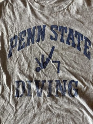 Penn State Nittany Lions Shirt Mens Medium NCAA Diving Team Tee Gildan - Image 1 of 4