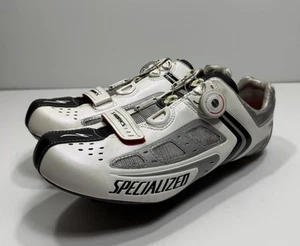 Specialized S-Works Carbon Fact White Cycling Shoes Mens 43 EU 10 US - Picture 1 of 12