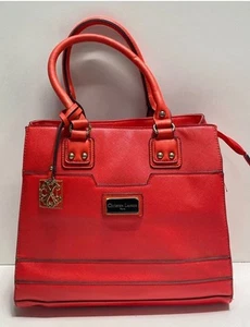 Christian Lacroix Women's Red Satchel Top Handle Bag - Picture 1 of 6
