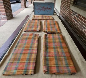 1952-54 Vintage New Old Stock Ford Mercury 5 Piece Crump Car Seat Cover With Box - Bild 1 von 10