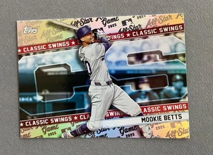 2025 Topps All Star Game Béisbol Mookie Betts Columpios Clásicos #CS-2 Dodgers - Imagen 1 de 2