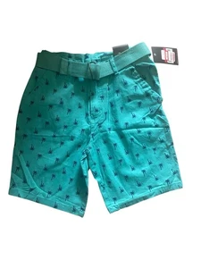 Boy Shorts Summer Teal Casual Shorts - Picture 1 of 4