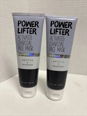 2x Mascarilla facial de carbón activado Bath & Body Works Power Lifter 4 oz ~ Nueva Foto 1 de 2