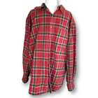 Vintage Pendleton Lodge Shirt Wool Red Plaid Shacket Long Sleeve Button Down